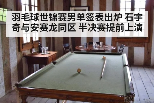 羽毛球世锦赛男单签表出炉 石宇奇与安赛龙同区 半决赛提前上演